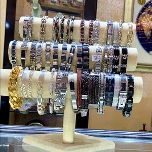 48 men’s bracelets tungsten ceramic Bracelets